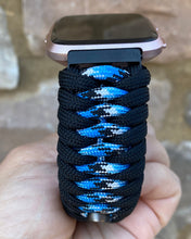 Lade das Bild in den Galerie-Viewer, Paracord Watch Band compatible with Fitbit Versa 1, Versa Lite, Versa 2, Versa 3, Versa 4, Sense, Sense 2 (watch not included).