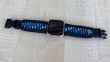Lade das Bild in den Galerie-Viewer, Paracord Watch Band compatible with Fitbit Versa 1, Versa Lite, Versa 2, Versa 3, Versa 4, Sense, Sense 2 (watch not included).