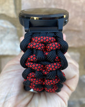 Load image into Gallery viewer, Paracord Watch Band compatible with Garmin Approach S12, Approach S40, Approach S42, D2 Air, Vivoactive 3S, Vivoactive 3, Vivoactive 3 Music, Vivoactive 4S, Vivoactive 4, Venu, Venu 2S, Venu 2, Venu SQ, Venu Music (watch not included)