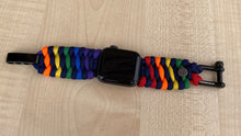 Lade das Bild in den Galerie-Viewer, Paracord Watch Band compatible with Apple Watch Series 1, 2, 3, 4, 5, 6, 7, 8, 9, Ultra, Ultra 2 & SE (watch not included)