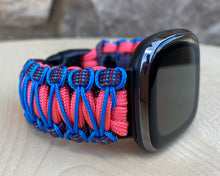 Lade das Bild in den Galerie-Viewer, Paracord Watch Band compatible with Fitbit Versa 1, Versa Lite, Versa 2, Versa 3, Versa 4, Sense, Sense 2 (watch not included).