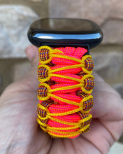 Load image into Gallery viewer, Paracord Watch Band compatible with Fitbit Versa 1, Versa Lite, Versa 2, Versa 3, Versa 4, Sense, Sense 2 (watch not included).