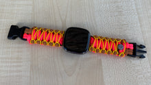 Load image into Gallery viewer, Paracord Watch Band compatible with Fitbit Versa 1, Versa Lite, Versa 2, Versa 3, Versa 4, Sense, Sense 2 (watch not included).