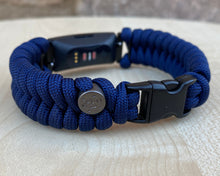 Load image into Gallery viewer, Paracord watch band personalized to replace bands for Fitbit Inspire, Fitbit Luxe, and Fitbit Alta (watch not included)