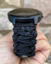 Load image into Gallery viewer, Paracord Watch Band compatible with Garmin Approach S12, Approach S40, Approach S42, D2 Air, Vivoactive 3S, Vivoactive 3, Vivoactive 3 Music, Vivoactive 4S, Vivoactive 4, Venu, Venu 2S, Venu 2, Venu SQ, Venu Music (watch not included)