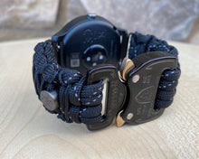 Load image into Gallery viewer, Paracord Watch Band compatible with Garmin Approach S12, Approach S40, Approach S42, D2 Air, Vivoactive 3S, Vivoactive 3, Vivoactive 3 Music, Vivoactive 4S, Vivoactive 4, Venu, Venu 2S, Venu 2, Venu SQ, Venu Music (watch not included)