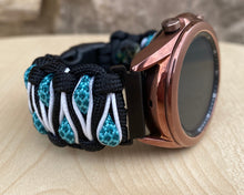 Load image into Gallery viewer, Paracord Watchband compatible with Samsung Galaxy Watch 3, Galaxy Watch 4, Galaxy Watch 5, Galaxy Watch 6 (watch not included)