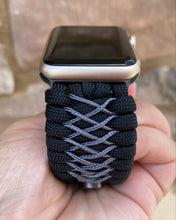 Lade das Bild in den Galerie-Viewer, Paracord Watch Band compatible with Apple Watch Series 1, 2, 3, 4, 5, 6, 7 & SE (watch not included)