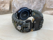 Load image into Gallery viewer, Samsung Galaxy Watch Band, Galaxy 42mm, Galaxy 46mm, Gear S3 Frontier, Gear S3 Classic, Gear Sport, 550 Paracord Watch Band.