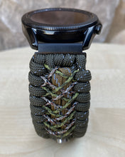 Load image into Gallery viewer, Paracord Watchband compatible with Samsung Galaxy Watch 3, Galaxy Watch 4, Galaxy Watch 5, Galaxy Watch 6 (watch not included)