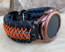 Load image into Gallery viewer, Paracord Watchband compatible with Samsung Galaxy Watch 3, Galaxy Watch 4, Galaxy Watch 5, Galaxy Watch 6 (watch not included)