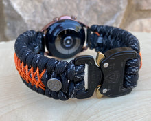 Load image into Gallery viewer, Paracord Watchband compatible with Samsung Galaxy Watch 3, Galaxy Watch 4, Galaxy Watch 5, Galaxy Watch 6 (watch not included)