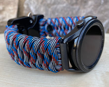 Load image into Gallery viewer, Paracord Watchband compatible with Samsung Galaxy Watch 3, Galaxy Watch 4, Galaxy Watch 5, Galaxy Watch 6 (watch not included)