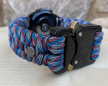 Load image into Gallery viewer, Paracord Watchband compatible with Samsung Galaxy Watch 3, Galaxy Watch 4, Galaxy Watch 5, Galaxy Watch 6 (watch not included)