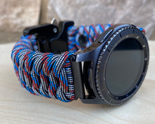 Charger l'image dans la galerie, Samsung Galaxy Watch Band, Galaxy 42mm, Galaxy 46mm, Gear S3 Frontier, Gear S3 Classic, Gear Sport, 550 Paracord Watch Band.