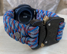 Charger l'image dans la galerie, Samsung Galaxy Watch Band, Galaxy 42mm, Galaxy 46mm, Gear S3 Frontier, Gear S3 Classic, Gear Sport, 550 Paracord Watch Band.