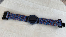 Charger l'image dans la galerie, Samsung Galaxy Watch Band, Galaxy 42mm, Galaxy 46mm, Gear S3 Frontier, Gear S3 Classic, Gear Sport, 550 Paracord Watch Band.