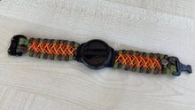 Load image into Gallery viewer, Paracord Watch Band compatible with Garmin Approach S12, Approach S40, Approach S42, D2 Air, Vivoactive 3S, Vivoactive 3, Vivoactive 3 Music, Vivoactive 4S, Vivoactive 4, Venu, Venu 2S, Venu 2, Venu SQ, Venu Music (watch not included)