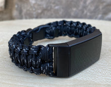 Lade das Bild in den Galerie-Viewer, Paracord Watch Band compatible with Fitbit Charge 2, Charge 3, Charge 4, Charge 5 & Charge 6 (Watch not included)