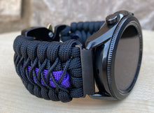 Load image into Gallery viewer, Paracord Watchband compatible with Samsung Galaxy Watch 3, Galaxy Watch 4, Galaxy Watch 5, Galaxy Watch 6 (watch not included)