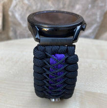 Load image into Gallery viewer, Paracord Watchband compatible with Samsung Galaxy Watch 3, Galaxy Watch 4, Galaxy Watch 5, Galaxy Watch 6 (watch not included)