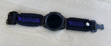 Load image into Gallery viewer, Paracord Watchband compatible with Samsung Galaxy Watch 3, Galaxy Watch 4, Galaxy Watch 5, Galaxy Watch 6 (watch not included)