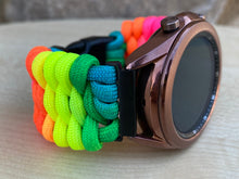 Load image into Gallery viewer, Paracord Watchband compatible with Samsung Galaxy Watch 3, Galaxy Watch 4, Galaxy Watch 5, Galaxy Watch 6 (watch not included)