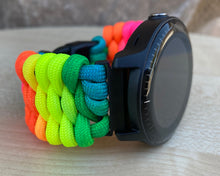 Load image into Gallery viewer, Paracord Watch Band compatible with Garmin Approach S12, Approach S40, Approach S42, D2 Air, Vivoactive 3S, Vivoactive 3, Vivoactive 3 Music, Vivoactive 4S, Vivoactive 4, Venu, Venu 2S, Venu 2, Venu SQ, Venu Music (watch not included)