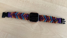 Lade das Bild in den Galerie-Viewer, Paracord Watch Band compatible with Fitbit Versa 1, Versa Lite, Versa 2, Versa 3, Versa 4, Sense, Sense 2 (watch not included).