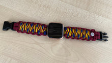 Load image into Gallery viewer, Paracord Watch Band compatible with Fitbit Versa 1, Versa Lite, Versa 2, Versa 3, Versa 4, Sense, Sense 2 (watch not included).