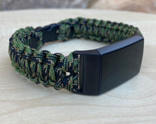 Lade das Bild in den Galerie-Viewer, Paracord Watch Band compatible with Fitbit Charge 2, Charge 3, Charge 4 & Charge 5 (Watch not included)