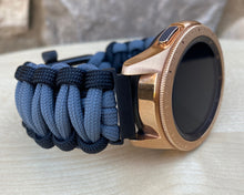 Load image into Gallery viewer, Samsung Galaxy Watch Band, Galaxy 42mm, Galaxy 46mm, Gear S3 Frontier, Gear S3 Classic, Gear Sport, 550 Paracord Watch Band.