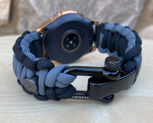 Load image into Gallery viewer, Samsung Galaxy Watch Band, Galaxy 42mm, Galaxy 46mm, Gear S3 Frontier, Gear S3 Classic, Gear Sport, 550 Paracord Watch Band.