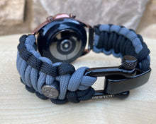 Load image into Gallery viewer, Paracord Watchband compatible with Samsung Galaxy Watch 3, Galaxy Watch 4, Galaxy Watch 5, Galaxy Watch 6 (watch not included)