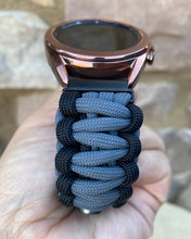 Load image into Gallery viewer, Paracord Watchband compatible with Samsung Galaxy Watch 3, Galaxy Watch 4, Galaxy Watch 5, Galaxy Watch 6 (watch not included)
