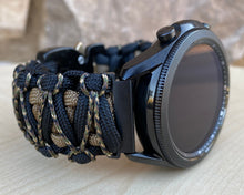 Load image into Gallery viewer, Paracord Watchband compatible with Samsung Galaxy Watch 3, Galaxy Watch 4, Galaxy Watch 5, Galaxy Watch 6 (watch not included)