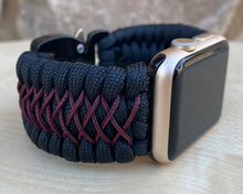 Lade das Bild in den Galerie-Viewer, Paracord Watch Band compatible with Apple Watch Series 1, 2, 3, 4, 5, 6, 7, 8, Ultra & SE (watch not included)