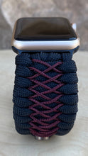 Lade das Bild in den Galerie-Viewer, Paracord Watch Band compatible with Apple Watch Series 1, 2, 3, 4, 5, 6, 7, 8, Ultra & SE (watch not included)