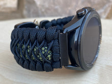 Load image into Gallery viewer, Paracord Watchband compatible with Samsung Galaxy Watch 3, Galaxy Watch 4, Galaxy Watch 5, Galaxy Watch 6 (watch not included)