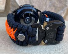 Load image into Gallery viewer, Paracord Watchband compatible with Samsung Galaxy Watch 3, Galaxy Watch 4, Galaxy Watch 5, Galaxy Watch 6 (watch not included)