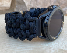 Load image into Gallery viewer, Paracord Watchband compatible with Samsung Galaxy Watch 3, Galaxy Watch 4, Galaxy Watch 5, Galaxy Watch 6 (watch not included)