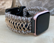 Lade das Bild in den Galerie-Viewer, Paracord Watch Band compatible with Fitbit Versa 1, Versa Lite, Versa 2, Versa 3, Versa 4, Sense, Sense 2 (watch not included).
