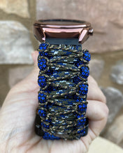 Load image into Gallery viewer, Paracord Watchband compatible with Samsung Galaxy Watch 3, Galaxy Watch 4, Galaxy Watch 5, Galaxy Watch 6 (watch not included)