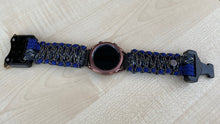 Load image into Gallery viewer, Paracord Watchband compatible with Samsung Galaxy Watch 3, Galaxy Watch 4, Galaxy Watch 5, Galaxy Watch 6 (watch not included)