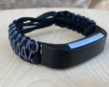 Load image into Gallery viewer, Paracord watch band personalized to replace bands for Fitbit Inspire, Fitbit Luxe, and Fitbit Alta (watch not included)