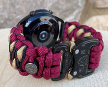 Load image into Gallery viewer, Samsung Galaxy Watch 3/41mm and Galaxy Watch 3/45mm Paracord Watch Band (watch not included)