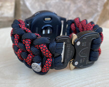 Load image into Gallery viewer, Paracord Watch Band compatible with Garmin Approach S12, Approach S40, Approach S42, D2 Air, Vivoactive 3S, Vivoactive 3, Vivoactive 3 Music, Vivoactive 4S, Vivoactive 4, Venu, Venu 2S, Venu 2, Venu SQ, Venu Music (watch not included)