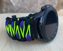 Load image into Gallery viewer, Paracord Watchband compatible with Samsung Galaxy Watch 3, Galaxy Watch 4, Galaxy Watch 5, Galaxy Watch 6 (watch not included)