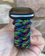 Lade das Bild in den Galerie-Viewer, Paracord Watch Band compatible with Fitbit Versa 1, Versa Lite, Versa 2, Versa 3, Versa 4, Sense, Sense 2 (watch not included).