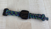 Lade das Bild in den Galerie-Viewer, Paracord Watch Band compatible with Fitbit Versa 1, Versa Lite, Versa 2, Versa 3, Versa 4, Sense, Sense 2 (watch not included).
